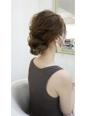 カジュアルまとめ髪　ヘアセット
