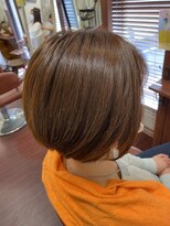 ヘアメイク ポコ ア ポコ(Hair make poco apoco)&nbsp;襟足すっきりボブ［髪質改善］［生駒市美容室］［40代50代60代］