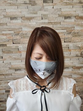 コモド ヘアー メイク(comodo hair make) さらツヤ内巻きボブ