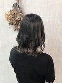 #インナーカラー #ホワイト #ダークグレー