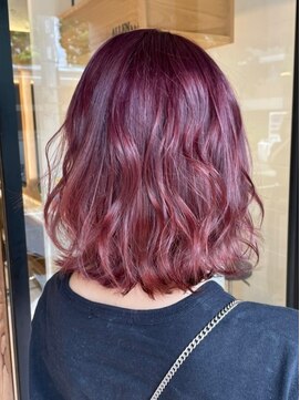 アレンヘアー 松戸店(ALLEN hair) 人気スタイル×濃いめピンク