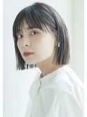 20代30代大人かわいいうる艶髪抜け感ヘア透けバングミディアム