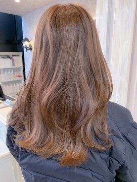 キャアリー(Caary) 福山市イルミナカラー人気caary大人かわいいとろみベージュ