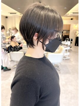 ヴィサージュタイム(VISAGE thyme) 朝ラクショート/丸みショートボブ/耳掛けショート/黒髪ショート