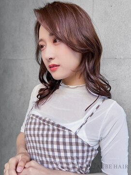 オーブ ヘアー アイク 盛岡高松店(AUBE HAIR Ike) 20代・30代_韓国風くびれ巻き