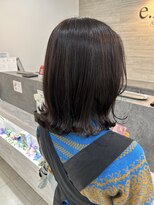 イーエムエー アールビアンカ 名駅店(e.m.a×Ar be.anca)&nbsp;ナチュラルカラー×外ハネスタイル