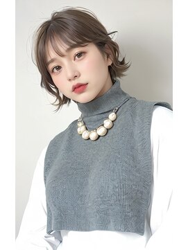 スタイル 横浜(STYLE) くびレイヤーエモージュ前髪マチルダボブ秋マロンクベージュ横浜