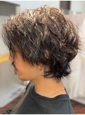 ゆるめメンズツイストスパイラル ツイストパーマ 波巻き