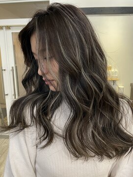 エトラ 渋谷店(etora) ハイライトカラー　アッシュブラウン　ケアブリーチ