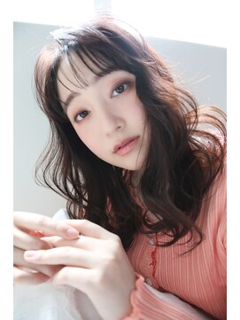 アールイー(Re) 韓国風ウェーブセミロング