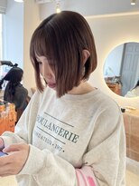 キャンバス バイ ネオリーブ 横浜西口(Canvas by neo.)&nbsp;ミニボブ ブリーチなし ベージュ【miku】