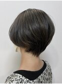 大人可愛い似合わせショート/40代50代60代/白髪カバー