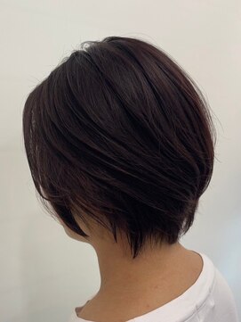 インパークス 江古田店(hair stage INPARKS) ショートボブ/ワインピンク［江古田/江古田駅］