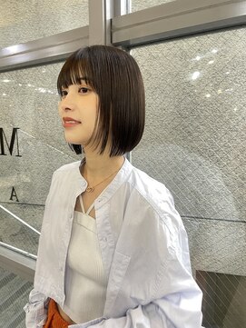 メゾンアクア 表参道(Maison ACQUA) ◎ショートレイヤーボブウルフ縮毛矯正10代20代30代