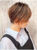 インナーカラー　ショート