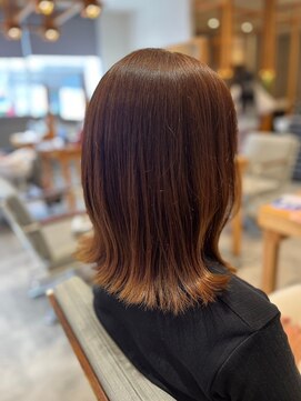 エヌアンドエー 草加店(N&A) 外ハネくびレイヤー うる艶美髪 髪質改善トリートメント