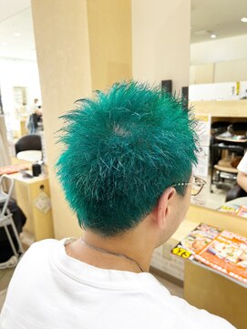 デザイニングヘアードゥ(designing hair Deux) メンズビビットグリーンカラー