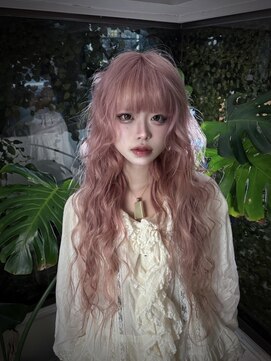 キイ 原宿 表参道(K.e.y) ハイトーン／ケアブリーチ／トリプルカラー/ペールピンク