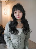 【yukino】オン眉×グランジっぽレイヤーカット