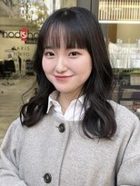 モッズ ヘア 京都店(mod's hair)&nbsp;１韓国風ミディアム*20代30代40代50代*暗めカラー*グレージュ