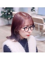 レンテ 千葉(LENTE)&nbsp;ピンクブラウンで透明感×血色感！最強小顔になれる顔まわりcut