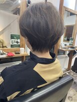 ハーツ(Heart's) 白髪ぼかし/イメチェンヘアスタイル/前髪カタログ/ショートボブ