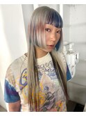 ケアブリーチハイトーン３色ミックスデザインカラー