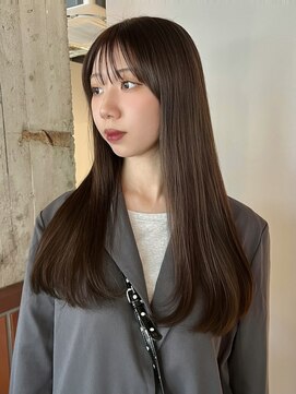 トッド(tod) グレージュ　ベージュカラー　髪質改善　丸の内　MISAKI 栄