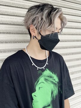 リン(Lin.) メンズインナーカラー×White×Black【稗田大輔】