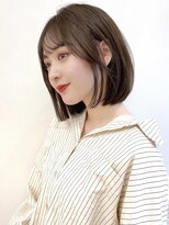 セイドット リー(Say. Ree)&nbsp;say.ボブミニボブくびれボブレイヤーボブオリーブグレーベージュ