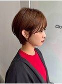 ショートカット/髪質改善縮毛矯正白髪ぼかしレイヤーカラーボブ