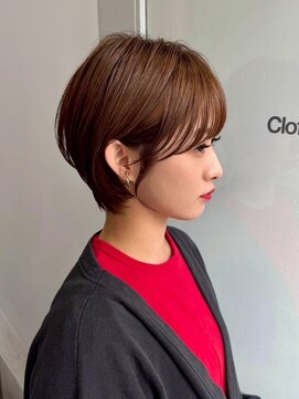 クロト(Clotho) ショートカット/髪質改善縮毛矯正白髪ぼかしレイヤーカラーボブ
