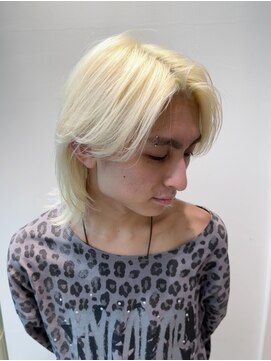 ステア ケース(stair case) 抜きっぱなしホワイトブロンド×ウルフ