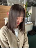 【小顔】前髪カット×美髪ミディ
