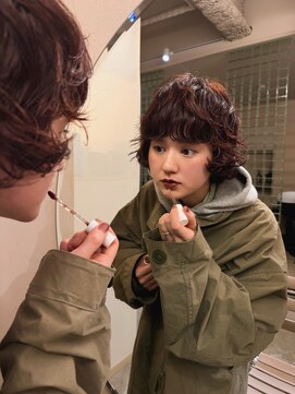 ヤント(yant) ミニボブレイヤー × ニュアンスパーマ