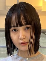 テクネ 天神大名(techne)&nbsp;天神大名顔周りレイヤーカットミディアムボブタッセルボブパーマ