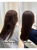 田園調布髪質改善｜純度100％トリートメント＋カット＋縮毛矯正