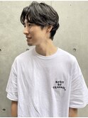 nuance perm マッシュパーマウルフアッシュブラックカルマパーマ