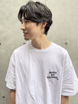 エッセンス(THE ESSENCE) nuance perm マッシュパーマウルフアッシュブラックカルマパーマ