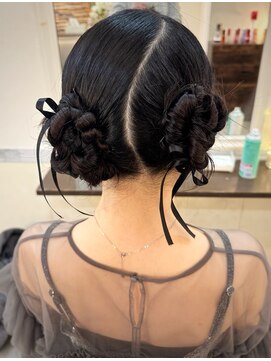 ヘアセットサロン プティ 神戸三宮(petit) タイトツイン