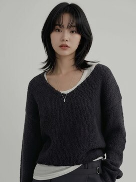 エイチ 大阪梅田(H) クラゲヘアマッシュウルフミニボブショートウルフ卒業式40代ボブ