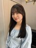 【髪質改善】ケアストレート+トリートメント ¥17100