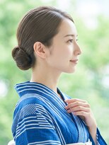 と和 巣鴨 大人上品な浴衣ヘアセット*ルーズシニヨン