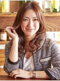 キレイめロング×大人かわいい×ウェーブ【大島】