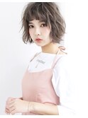 【Laetus/大和西大寺】ハイトーングレージュ×ショートボブ