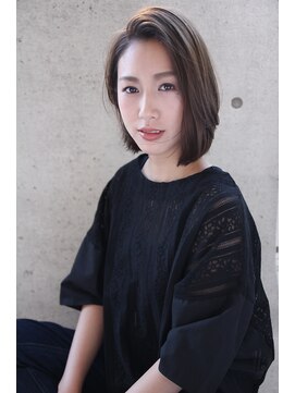 ヘアーアンドメイク シーク 吉祥寺(HAIR&MAKE SeeK) 『ツヤ感』×『アッシュグレー』ノーブルショートボブ☆