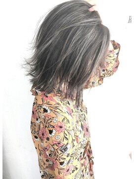 ルモア(RUMOR) Rumor×「外国人3Dハイライトカラーュ」アッシュグレージュ