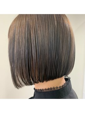 リー 甲子園(Lee) 切りっぱなしボブ×ニュアンスローライト