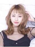 ミルティーベージュ×外ハネロブ