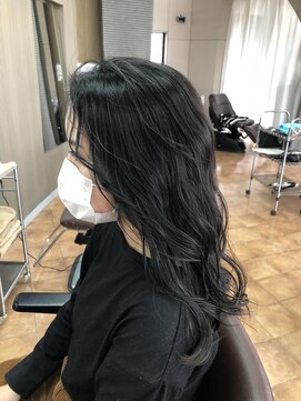 マイスペース(MY SPACE) ダークブルーロングスタイル♪